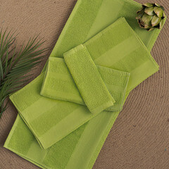 Полотенце махровое Василиса Конфетти 30х60 см зеленое - фото 2