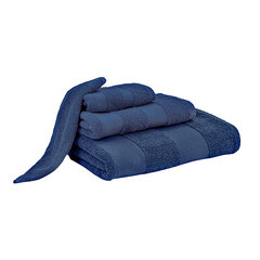 Полотенце махровое Василиса Конфетти 30х60 см синее - фото 3