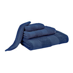 Полотенце махровое Василиса Конфетти 50х90 см синее - фото 4