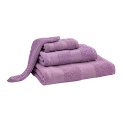 Полотенце махровое банное Василиса Конфетти 70х130 см лавандовое - фото 2