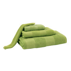 Полотенце махровое банное Василиса Конфетти 70х130 см зеленое - фото 2