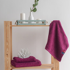 Полотенце махровое Василиса Буржуа Нуво 40х60 см фиолетовое - фото 2