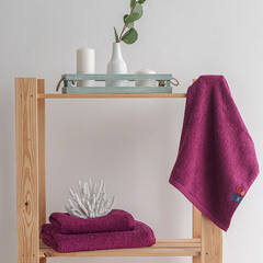 Полотенце махровое Василиса Буржуа Нуво 50х90 см фиолетовое - фото 2