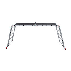 Лестница алюминиевая трансформер четырехсекционная 5 ступеней Новая высота NV3333 профессиональная - фото 15