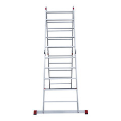 Лестница алюминиевая трансформер четырехсекционная 5 ступеней Новая высота NV3333 профессиональная - фото 14