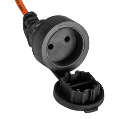 Удлинитель Партнер Электро без заземления 10 м 1,3 кВт 1 розетка ПВС 2х0,75 кв.мм IP44 - фото 2