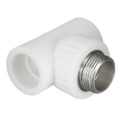 Тройник полипропиленовый Valfex переходный 32 мм х 1 НР(ш) х 32 мм (10128032П) - фото 1