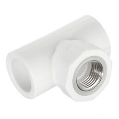 Изображение товара Тройник полипропиленовый Valtec переходный 25 мм х 1/2 ВР(г) х 25 мм (VTp.732.0.02504)