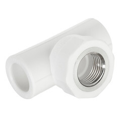 Изображение товара Тройник полипропиленовый Valtec переходный 20 мм х 3/4 ВР(г) х 20 мм (VTp.732.0.02005)