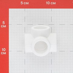 Крестовина полипропиленовая Valtec двухплоскостная 25 мм (VTp.778.0.025) - фото 3