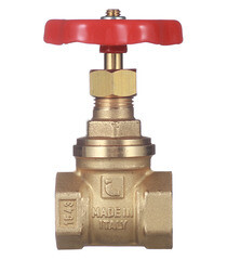 Задвижка клиновая латунный 1/2 ВР(г) х 1/2 ВР(г) вентиль - фото 5