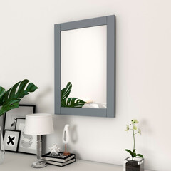 Изображение товара Зеркало настенное Genesio 500х700 мм серое