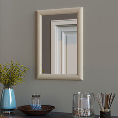 Изображение товара Зеркало настенное Leandra 500х700 мм дуб