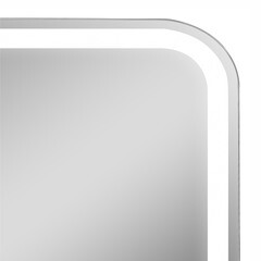 Зеркало настенное с подсветкой Goncalo 455х1350 мм гримерное белое - фото 6