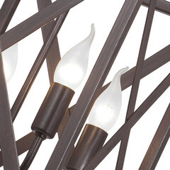 Люстра потолочная Vitaluce V4197 E14 240 Вт 12 кв.м (V4197-7/4) - фото 2