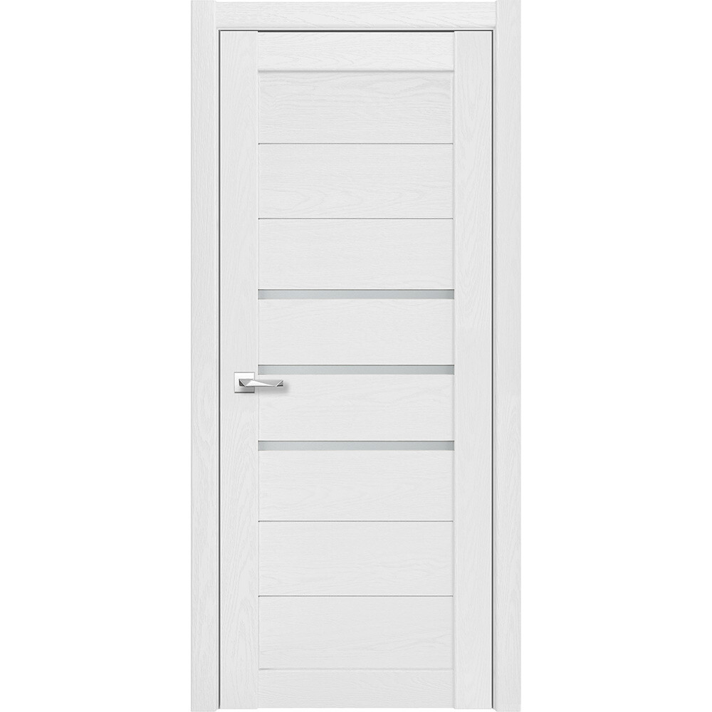 Изображение товара Дверь межкомнатная Мюнхен 01 600х2000 мм с стеклом анкор серебристый