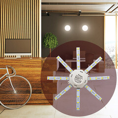 Модуль светодиодный Apeyron 12 Вт IP30 220 В 3000К с драйвером (12-08) - фото 2