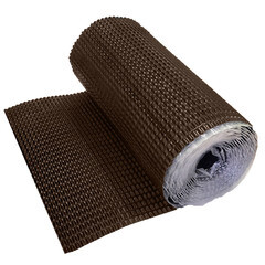 Лента для примыкания гофрированная 280х5000 мм Optima коричневая - фото 1