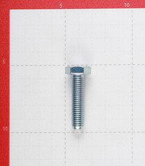 Болт оцинкованный M10x40 мм DIN 933 (15 шт.) - фото 2