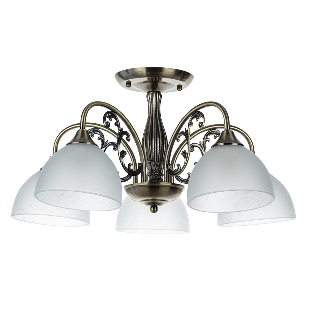 Люстра потолочная Arte Lamp Spica E27 200 Вт 12 кв.м (A3037PL-5AB)