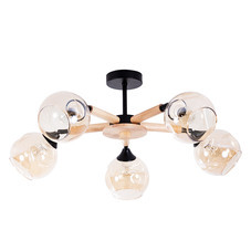Люстра потолочная Arte Lamp Branson E27 300 Вт 15 кв.м (A4370PL-5BR)