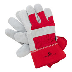 Перчатки кожаные комбинированные утепленные Delta Plus DCTHI серо-красные 10 (XL) - фото 7