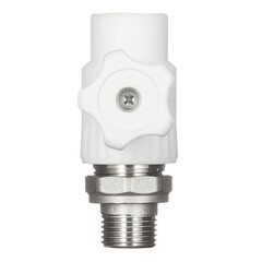 Кран шаровой полипропиленовый Valfex 20 мм х 1/2 НР(ш) с американкой прямой (10149020П) - фото 3