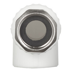 Угол полипропиленовый Valfex 20 мм х 1/2 ВР(г) с накидной гайкой (101380) - фото 2