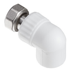 Угол полипропиленовый Valfex 20 мм х 1/2 ВР(г) с накидной гайкой (101380) - фото 3