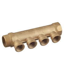 Коллектор Tiemme 1 ВР(г) х 4 выхода 1/2 ВР(г) х 1 НР(ш) (1910048) - фото 1