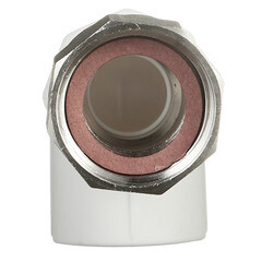 Угол полипропиленовый Valtec 25 мм х 1 ВР(г) с накидной гайкой (VTp.758.0.02506) - фото 4