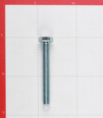 Болт оцинкованный M10x80 мм DIN 933 (12 шт.) - фото 2