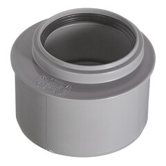 Переходник Ostendorf HTRK d110х75 мм пластиковый эксцентрический для внутренней канализации (115715) - фото 1