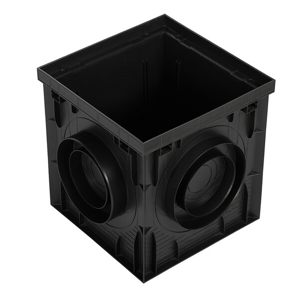 Дождеприемник пластиковый 300х300 мм Standartpark Polymax Basic черный ...