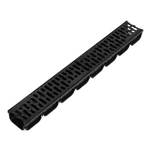 Лоток водоотводный пластиковый 1000х125х70 мм Standartpark Spark 2 с ...