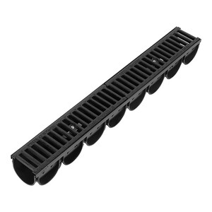 Лоток водоотводный пластиковый 1000х130х100 мм Standartpark Spark 3 с ...