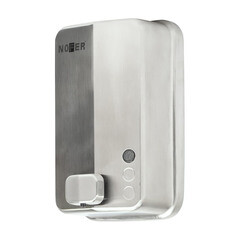 Диспенсер для мыла Nofer Evo 1000 мл нержавеющая сталь (03050.S) - фото 1