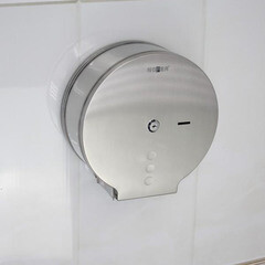 Диспенсер Nofer для туалетной бумаги нержавеющая сталь - фото 3