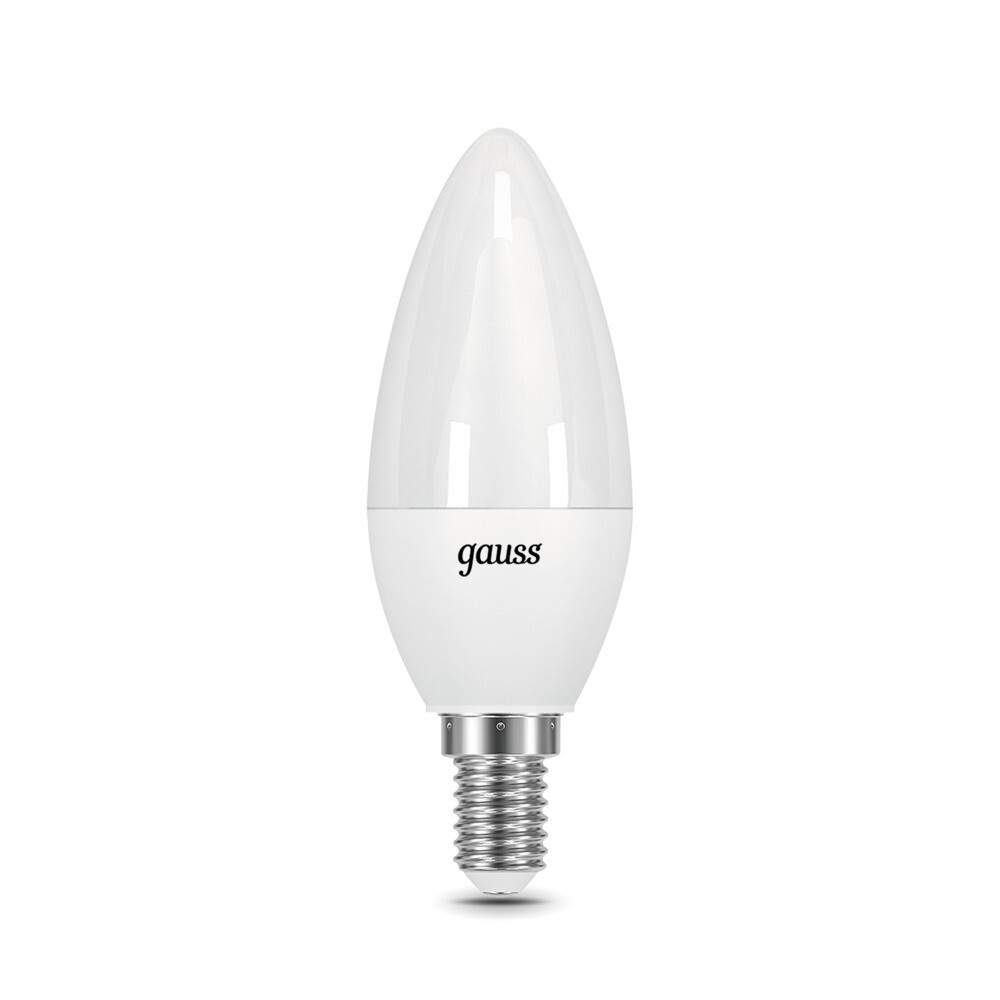 Изображение товара Лампа светодиодная Gauss E14 3000К 9,5 Вт 890 Лм 180-240 В свеча тонированная