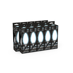 Лампа светодиодная филаментная Gauss E14 3000К 9 Вт 590 Лм 175-240 В свеча тонированная - фото 6