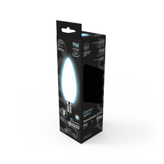 Лампа светодиодная филаментная Gauss E14 4100К 9 Вт 610 Лм 175-240 В свеча тонированная - фото 3