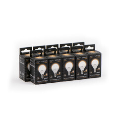 Лампа светодиодная Gauss E14 3000К 6,5 Вт 520 Лм 175-240 В шар тонированная - фото 7