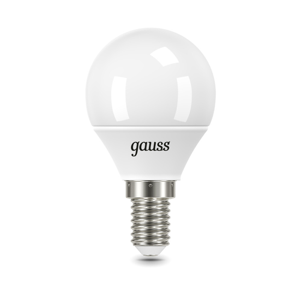 Изображение товара Лампа светодиодная Gauss E14 6500К 9,5 Вт 950 Лм 175-240 В шар тонированная