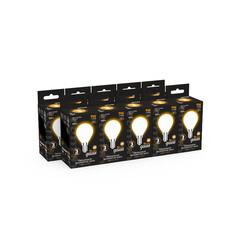 Лампа светодиодная филаментная Gauss E14 3000К 9 Вт 590 Лм 175-240 В шар тонированная - фото 2