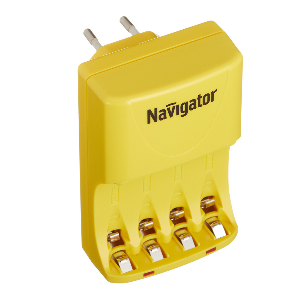 Изображение товара Зарядное устройство Navigator для аккумуляторов AA и AAA Ni-MH, Ni-Cd 4 слота
