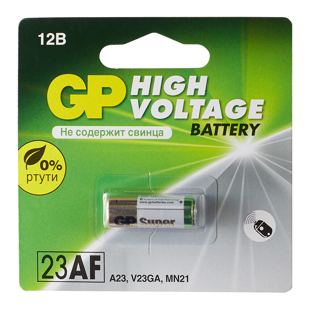 Изображение товара Батарейка GP Batteries A23 12 В (1 шт.)