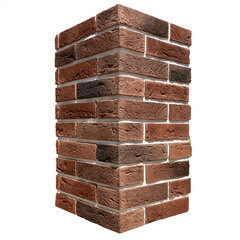 Изображение товара Искусственный камень угловой White Hills Дерри брик красный (20 шт.=1,16 пог.м)