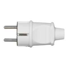 Вилка прямая с заземлением 16 А 230 В Makel белая (10002) - фото 3