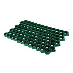 Решетка газонная пластиковая зеленая Eco Standart Gidrolica С250 700х400х32,8 мм