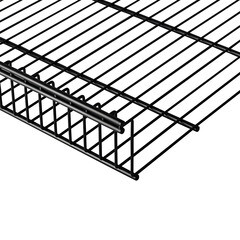 Корзина металлическая черная 603х440х85 мм Титан-GS - фото 4